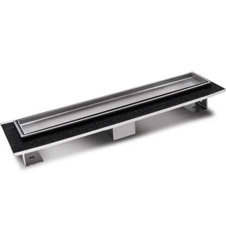 Canale Canaletta Pavimento Lineare Scarico Doccia Full Inox Mattonella Canalina *** Pezzi 1 pz., Misure L885xH63 115 Mm