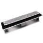 Canale Canaletta Pavimento Lineare Scarico Doccia Acciaio Inox Lucido Canalina *** Pezzi 1 pz., Misure L485xH63 115 Mm