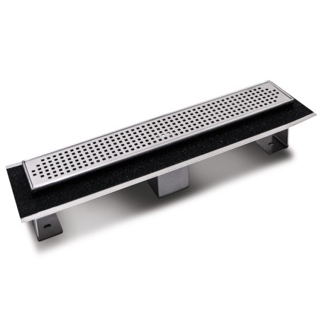 Canale Canaletta Pavimento Lineare Scarico Doccia Acciaio Inox Lucido Canalina *** Pezzi 1 pz., Misure L885xH63 115 Mm