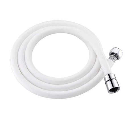 Tubo Flessibile White In PVC Bianco Per Doccia Lunghezza cm 200 2 Metri *** CONFEZIONE 1 pz.