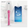 Oral-B Smart 4 4900 Spazzolino Elettrico Ricaricabile, Rosa e Nero Connesso con Bluetooth, 2 Testine di Ricambio