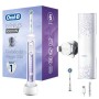 Oral-B Genius 10000N Spazzolino Elettrico Ricaricabile con 1 Manico Viola Orchidea Connesso, 6 Modalità tra cui Sbiancante e De
