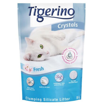 Lettiera Tigerino Crystals Fresh - Set %: 3 x 5 l