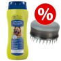 Set FURminator: deshedding Shampoo + Bathing Brush - 490 ml Shampoo + Spazzola