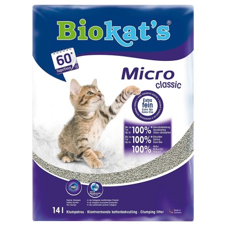 Lettiera Biokat's Micro - 14 l (ca. 13,5 kg)