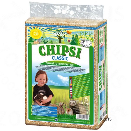 Lettiera Chipsi Classic - 3,2 kg (ca. 60 l )