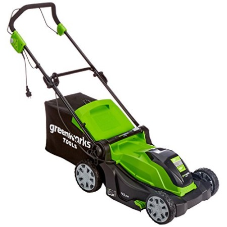 Greenworks Tools 2505207 Tosaerba Elettrico 2 in 1, 1200 W, 230 V, Verde, 40cm