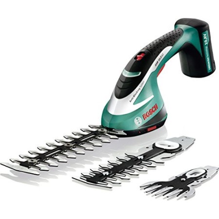 Bosch 600856301 ASB 10,8 Li SET Tosaerba E Sfoltirami Con Batteria Al Litio, Nero/Verde
