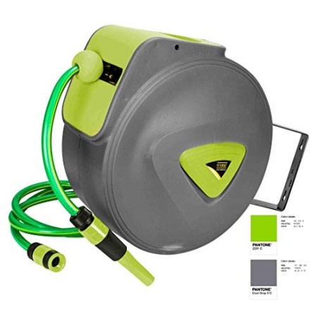 Starke SP-90004-II Avvolgitubo 20 m, Nero/Verde