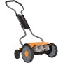 Fiskars Tosaerba manuale, Tosaerba a cilindro con sistema di taglio senza attrito di lame, Larghezza di taglio: 43 cm, StaySharp