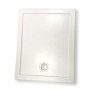 Ogomondo Piatto Doccia Bianco in Acrilico Effetto Pietra  Ardesia 100x80 cm *** CONFEZIONE 1 pz., Misure 100x80xH5 cm
