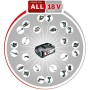 Bosch 06008A5C06 ART 23-18 LI Tagliabordi, con Batteria, Sistema da 18 Volt, Diametro di Taglio 23 cm, in Cartone