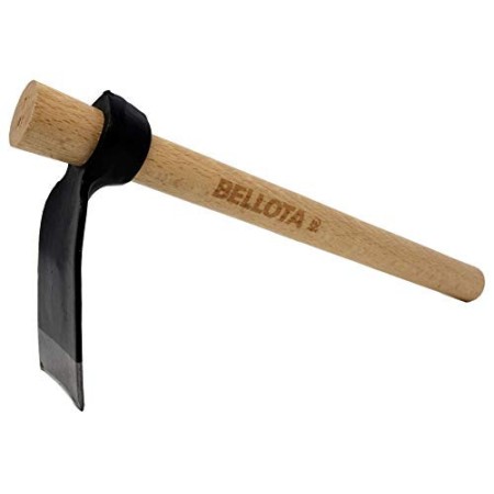 Bellota 232-A CM 400 232ACM400 - Zappa con manico per agricoltura e giardinaggio, nero/grigio/marrone