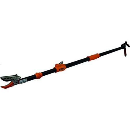 Forbici da giardino Primus Rose, RosenKavalier telescopico, nero / arancio, 137,5 x 9 x 3,1 cm, 01410