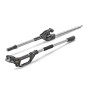 Alpina 277040124/A17 Tagliasiepi Telescopico APH 24 B, 24 V, a Batteria, Nero, Lunghezza Lama 510 mm, Distanza tra i Denti 18 m