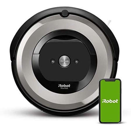 iRobot Roomba e5154 Robot Aspirapolvere, Sistema ad Alte Prestazioni con Dirt Detect e Spazzole Tangle-Free, per Pavimenti e Tap