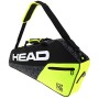 HEAD Core 3R PRO, Borsa per Racchetta Unisex Adulto, Nero/Giallo Neon