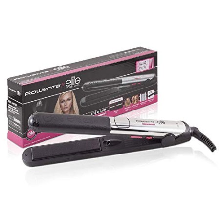 Rowenta SF4522 Liss&Curl Piastra per Capelli Lisci o Ricci 2 in 1, Piastre Lunghe, Lisciatura Controllata