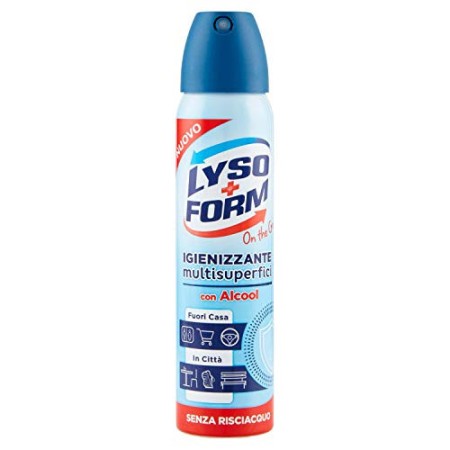 Lysoform Spray Igienizzante Multisuperfici On The Go, 75 ml