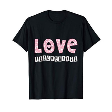 cuore insegnante vita vita amore San Valentino carino Maglietta