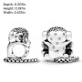 Pandora Donna argento Porta Charm 798054CZ
