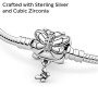 PANDORA Bracciale con Charm Donna argento - 597929CZ-18