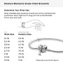 PANDORA Bracciale con Charm Donna argento - 597929CZ-18