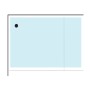 Ogomondo Walk-in Doccia Black con Riquadro Profilo Nero Cristallo 8 mm *** Pezzi 1 pz., Misure 147-149xH200 cm