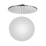Ogomondo Soffione Doccia LED Round Tondo Monogetto In Ottone Cromato 8 mm *** Pezzi 1 pz., Misura Ø300
