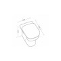 Sanitari in Ceramica Vaso WC + Bidet Fantasia 2 A Pavimento Pozzi Ginori *** CONFEZIONE 1 pz.