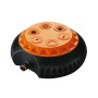 Claber 8654 Irrigatori Rotanti Multifunzione, Nero/Arancione
