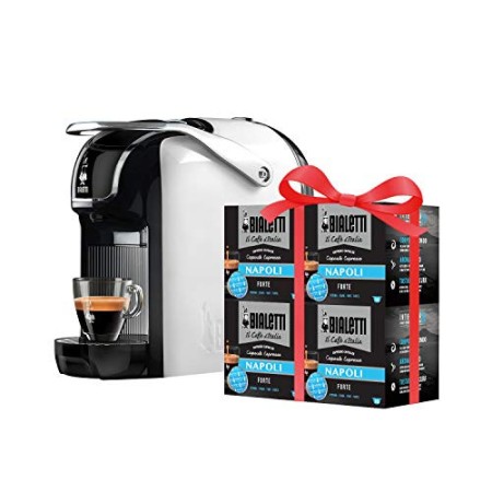 Bialetti Break - Macchina Caffè Espresso a Capsule in Alluminio con sistema Bialetti il Caffè d'Italia, Design compatto, Inclu