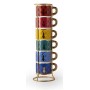 Bialetti Set 6 Tazze Impilabili, Collezione Marocco