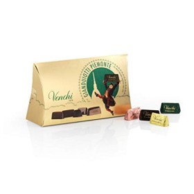 Venchi Scatola Regalo Gianduiotti Piemonte - Con Nocciole Piemonte IGP - Senza Glutine - 150 gr