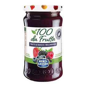 Menz & Gasser Composta 100Dafrutta Frutti Di Bosco, 100% Frutta, 1 Vaso X 240G - 240 gr