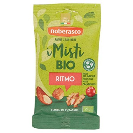 Noberasco i Misti Bio Ritmo - Misto di Frutta Secca - 480 gr - 12 bustine da 40g