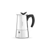 Bialetti Musa Musa, Caffettiera, Acciaio Inossidabile, Grigio, da 4 Tazze