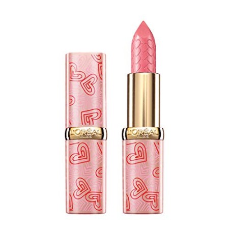 L'Oréal Paris MakeUp Edizione Limitata San Valentino 2021 Je T'Aime Color Riche, Rossetto Color Riche con Cuori in Rilievo, Col