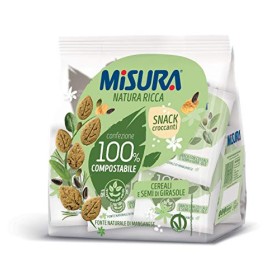 Misura Snack Croccanti Natura Ricca con Cereali e Semi di Girasole | Confezione da 224 grammi