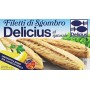 Delicius - Filetti di Sgombro, al Naturale - 5 scatolette da 125 g [625 g]