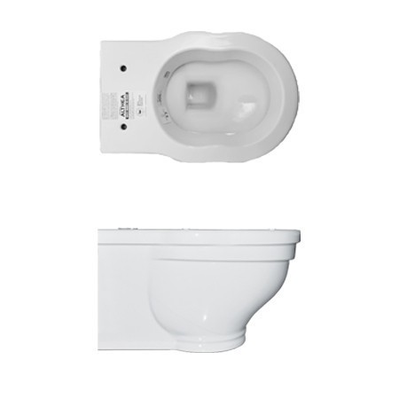 Vaso WC Althea Royal Sospeso Bianco  *** CONFEZIONE 1 pz.