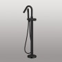Ogomondo Miscelatore a Pavimento Per Vasca Freestanding Black Delhi in Ottone *** CONFEZIONE 1 pz.