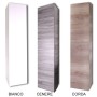 Colonna sospesa Spring pensile da bagno con Anta MADE IN ITALY *** CONFEZIONE 1 pz., Finitura Cenere