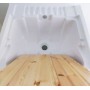 Ellemmeci Lavatoio Bianco con Doppia Anta Collezione Medusa 60x60 cm *** CONFEZIONE 1 pz.