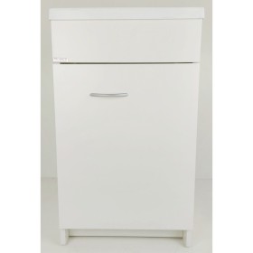 Ellemmeci Lavatoio Bianco con Singola Anta Collezione Sirena 50x50 cm *** CONFEZIONE 1 pz.