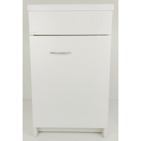 Ellemmeci Lavatoio Bianco con Singola Anta Collezione Sirena 50x50 cm *** CONFEZIONE 1 pz.
