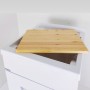 Ellemmeci Lavatoio Bianco con Singola Anta Collezione Sirena 50x50 cm *** CONFEZIONE 1 pz.