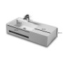 Ogomondo Lavabo Alex in Artificial Stone Bianco Opaco Matt *** CONFEZIONE 1 pz.