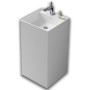 Lavabo Monoforo Free Standing Magnus Plus Artificial Stone Bianco Opaco Matt *** CONFEZIONE 1 pz.