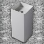 Lavabo Free Standing Magnus Artificial Stone Bianco Opaco Matt *** CONFEZIONE 1 pz.